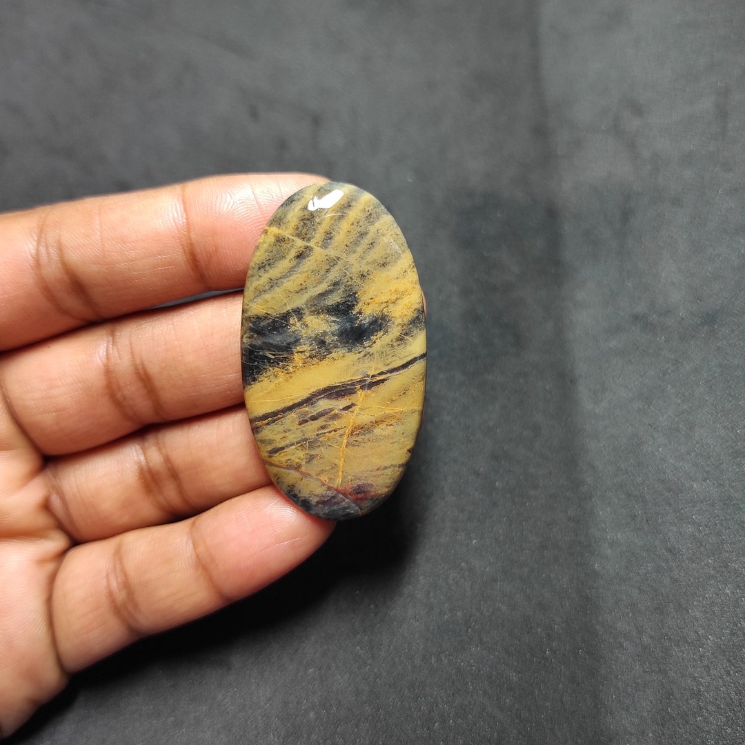 Natural Tiger Skin Jasper Cabochonstiger Skin Jasper Etsy
