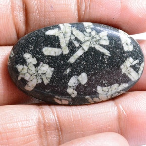 Piedra de escritura china-piedra de escritura caída-pophory-letra caída piedra-piedra preciosa curativa cabujón hecho a mano joyería suelta