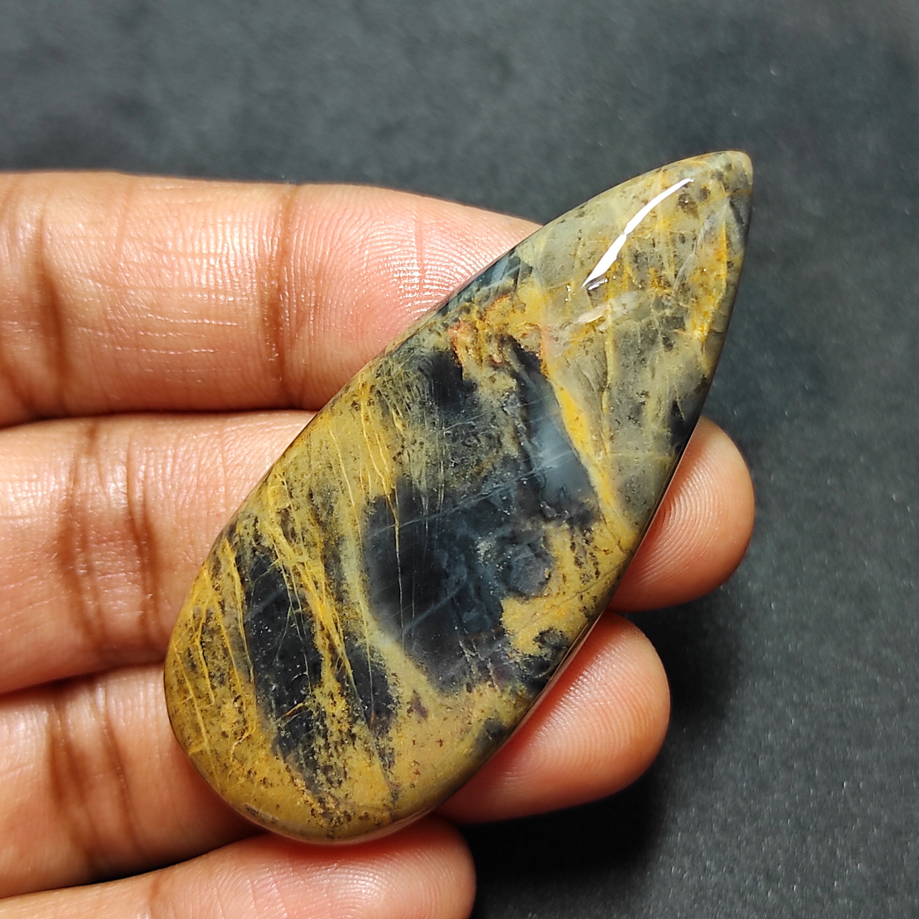 Natural Tiger Skin Jasper Cabochonstiger Skin Jasper Etsy