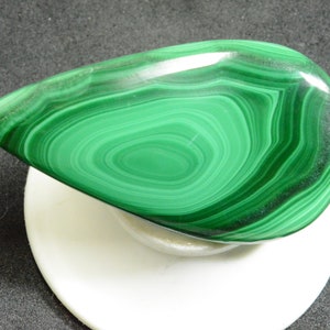 Natural Green Malachite Cabochon Loose Gemstone handmade Jewelry Pear Australian Protection  Absorbs Negative Energies ,Pollutants.