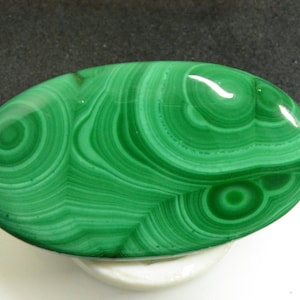 Natural Green Malachite Cabochon Loose Gemstone handmade Jewelry Oval Australian Protection  Absorbs Negative Energies ,Pollutants.