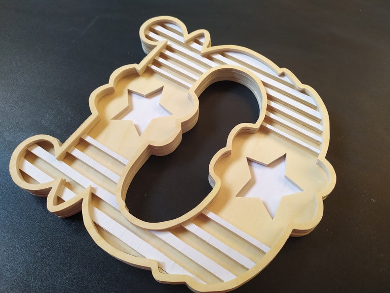 D Letter Scroll Saw Pattern Scrollsaw File Laser Cutting Etsy