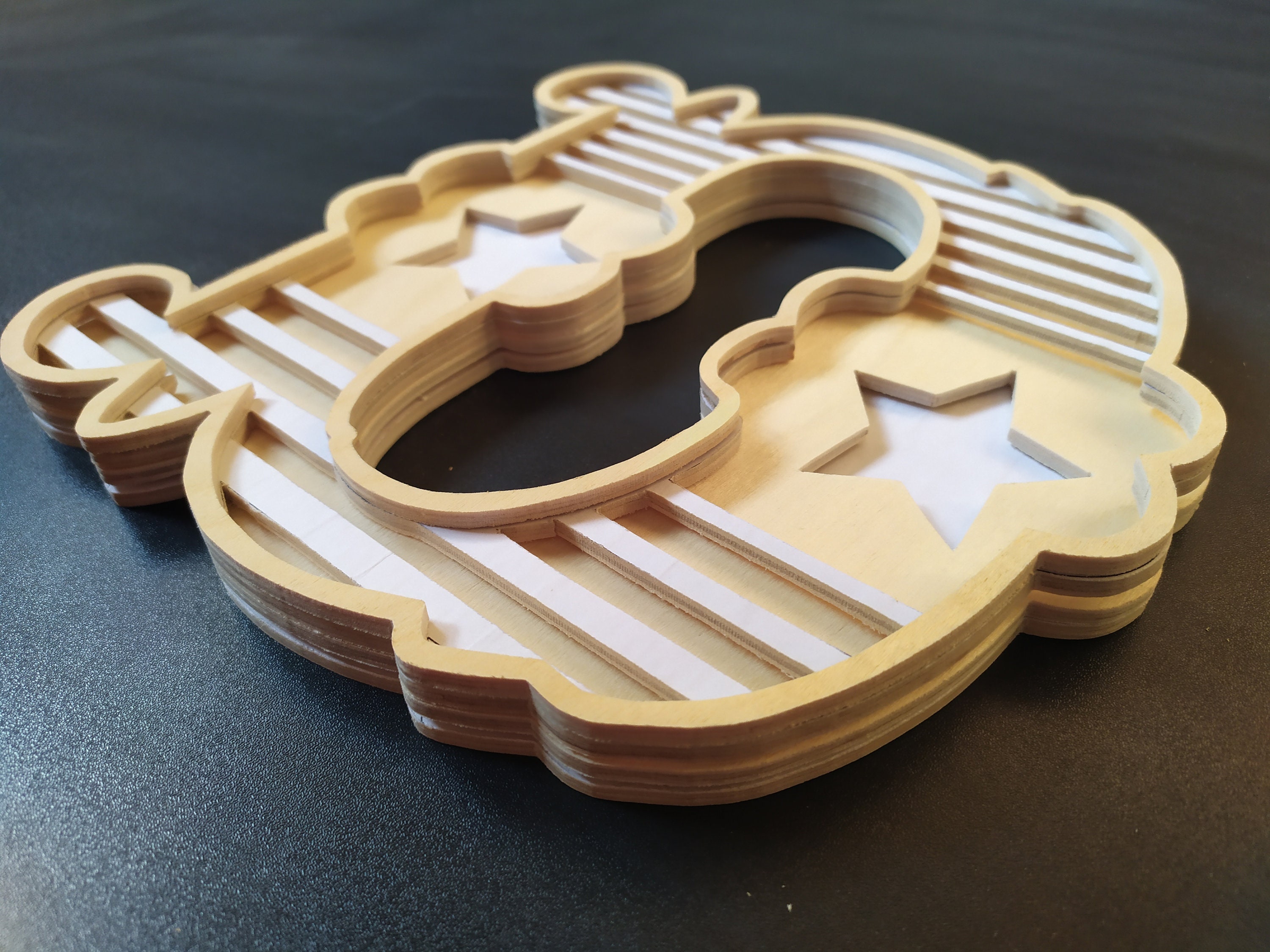 D Letter Scroll Saw Pattern Scrollsaw File Laser Cutting Etsy