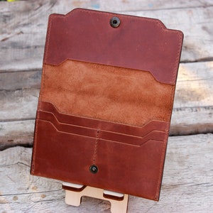 Personalized Leather Passport Holder Travel Wallet Cover Monogrammed Gift for Men Women