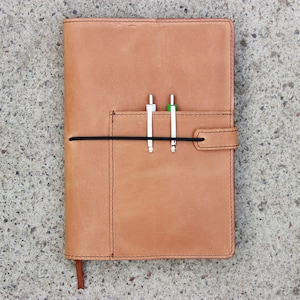 A5 Hobonichi leather notebook cover, A5 leather book cover, leather bible cover, A5 notebook cover, A5 notebook cover, B5 notebook cover