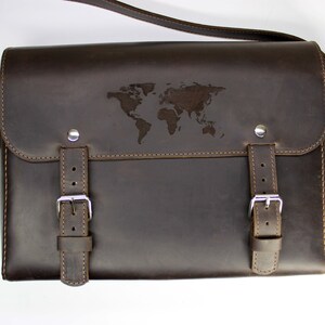 13 Inch MacBook Pro Air Leather Case Sleeve Bag Protective Cover Business Travel Laptop Portfolio