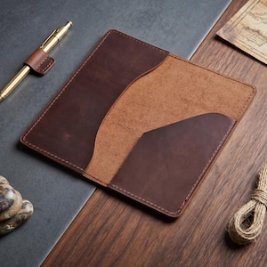 Luksusowy uchwyt na czeki, uchwyt na paragony, uchwyt na czek dla gości, etui na karty kelnerskie, prezenter czeków ze skórzaną kieszenią