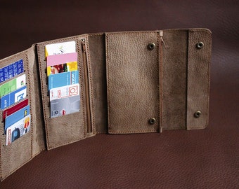 Personalised Leather Travel Wallet