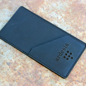 Engraved bill holder, Personalized check presenter, Guest Check Presenter, Leather bill holder, Leather check book cover Leather server book