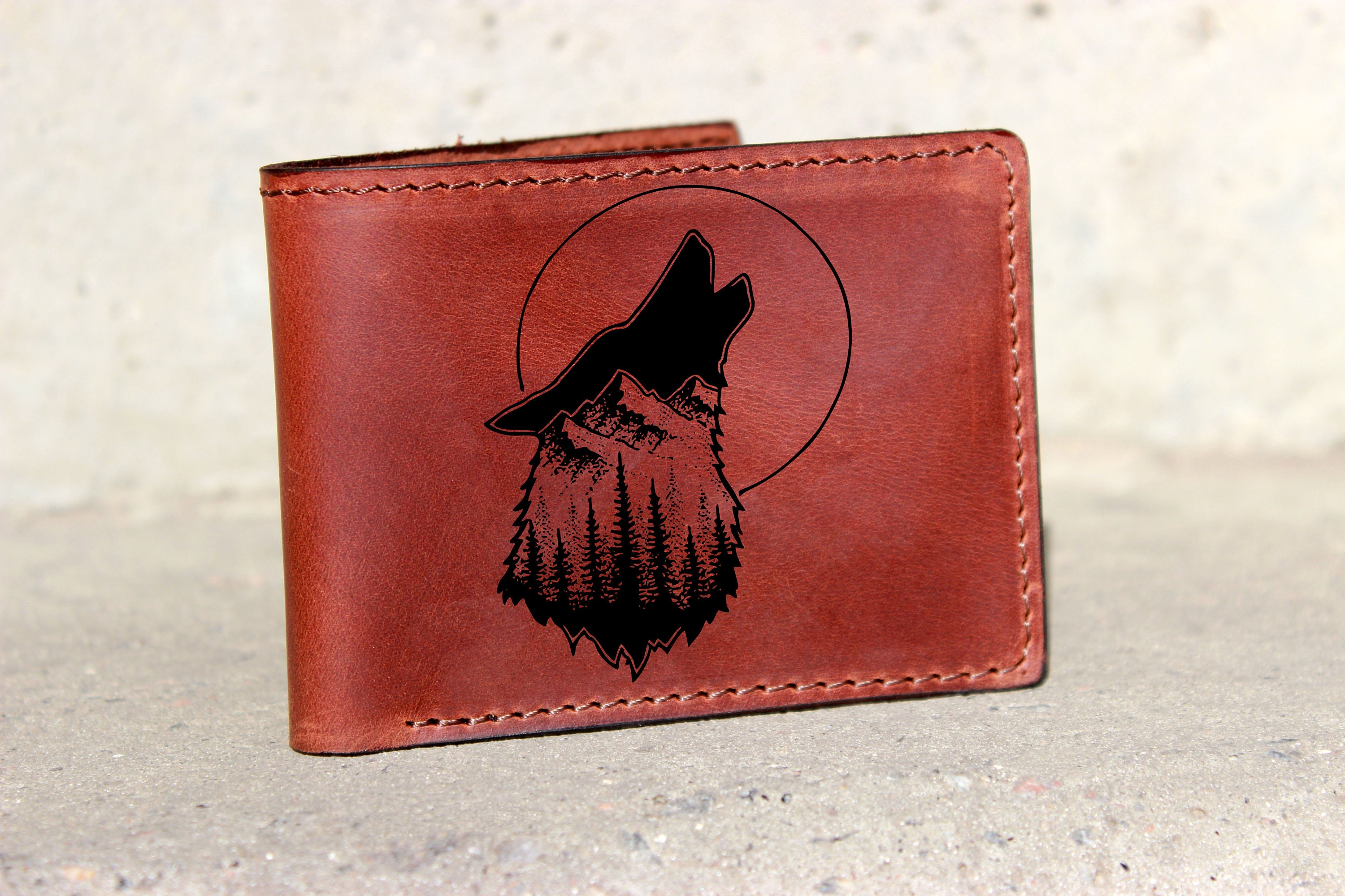 Howling Wolf,wolf and Moon,moon Lovers,wolf Fan Gift,groom Gift