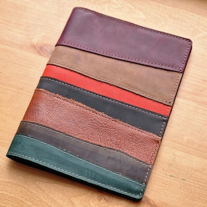 A5 Leather Notebook Cover Hobonichi A5, Vintage leather journal cover A5, Simple notebook cover a5 Moleskine cover, Hobonichi, Sterling