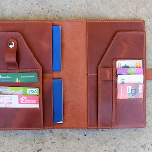 Große Reise Brieftasche, Familienvater, Familienreise, Familie vorhanden, personalisierte beunruhigt Leder Familie Pass Halter Fall Veranstalter