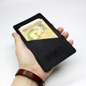 Leather bill holder. Leather check holder with embossing. Check presenter for restaurant, Cafe, Pub, Restaurant, Bar, Bill Holder