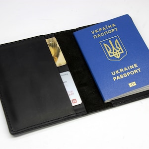 Double Passport Holder, Dual Passport Wallet, Holds Two Passports, Leather Travel Wallet, Travel Accessory, 2 Passport Case