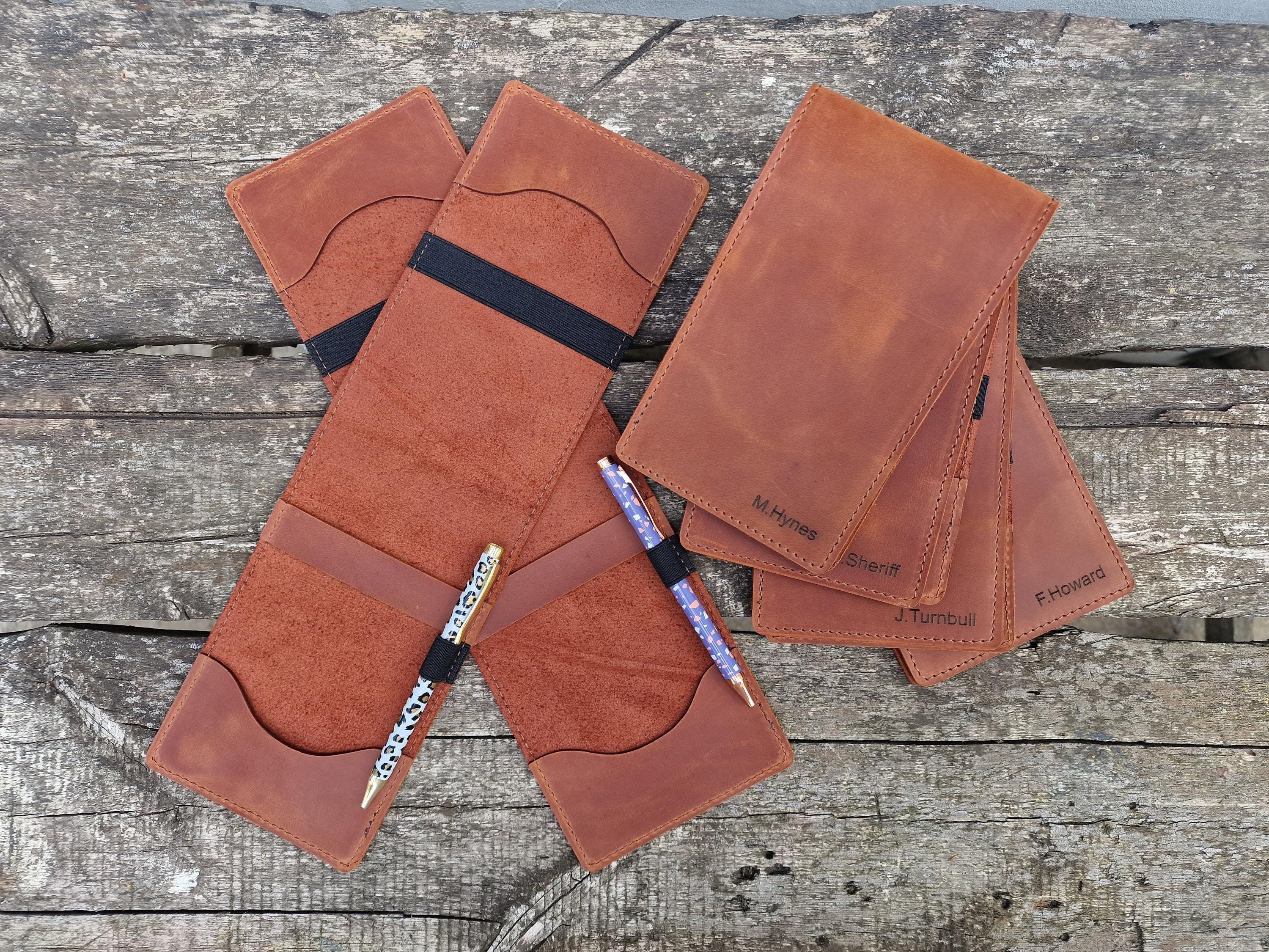 Leather Golf Yardage Book Cover Personalized Leather Golf Scorecard Holder, Yardage Book Cover Golf Accessories Personalized Golf Scorecard