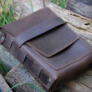 Leather ipad bag,Brown leather crossbody bag,Men&#39;s crossbody bag,Leather ipad case 9.7,Mens shoulder bag,iPad 10.5 shoulder bag,Satchel bag