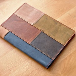 A5 Leather Notebook Cover Hobonichi A5, Vintage leather journal cover A5, Simple notebook cover a5 Moleskine cover, Hobonichi, Sterling