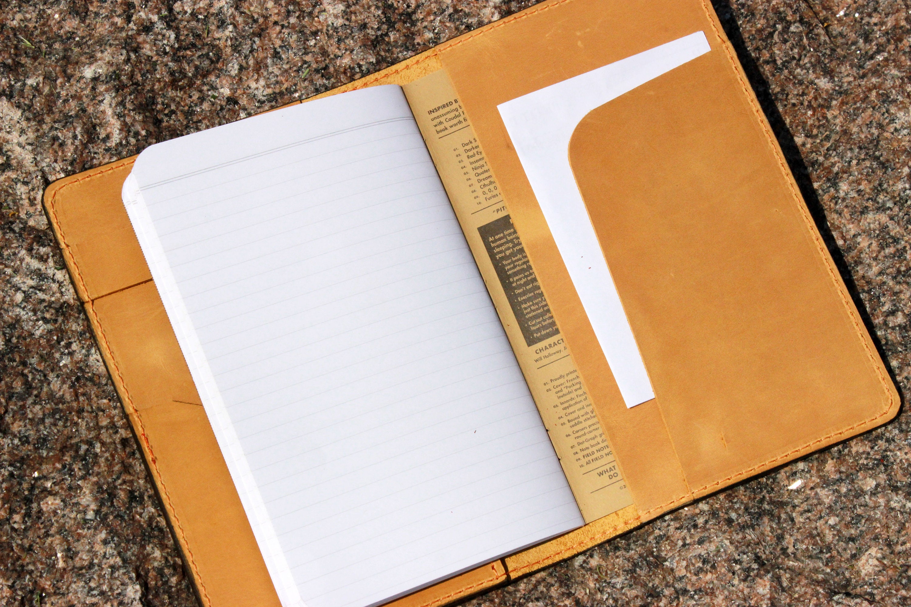 4.75x7.5 Field Notes Leather Journal Cover for Moleskine Cahier 4.75x7.5 Field Notes Leather Journal Cover for Moleskine Cahier