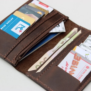 Monedero personalizado cuero organizador de viajes pasaporte cartera cuero cartera de viaje mujeres hombres travel monedero monedero monedero de viaje regalo de viaje