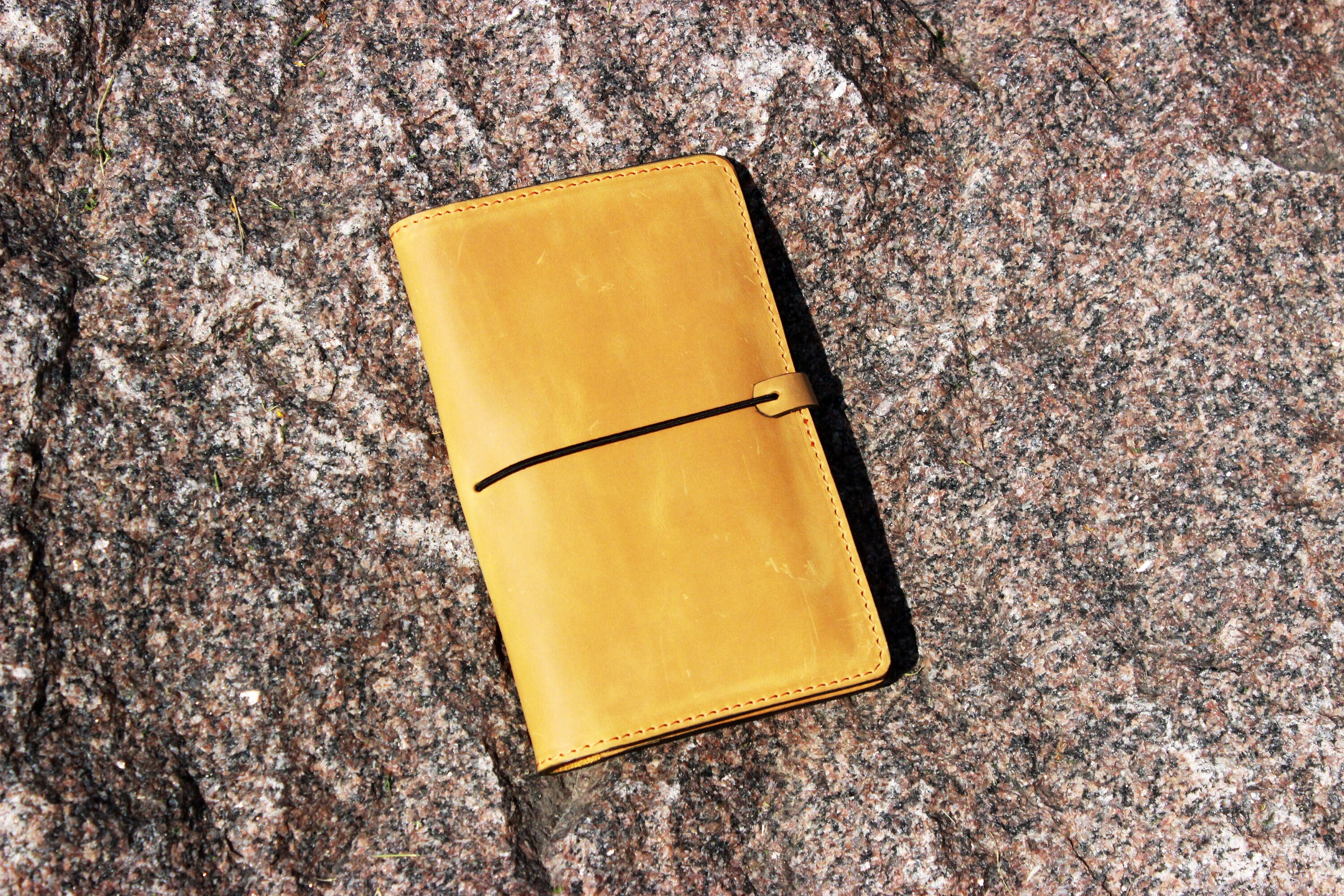 4.75x7.5 Field Notes Leather Journal Cover for Moleskine Cahier
