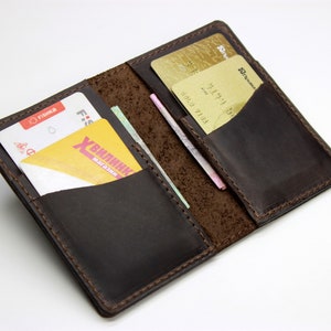 Leather wallet mens, MINIMALIST LEATHER WALLET, Personalized Slim Front Pocket Wallet, Men&#39;s Cardholder, Distressed Leather Cardholder