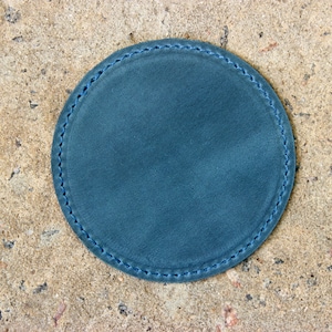 Personalized Leather Coasters Set, 3rd Anniversary Gift, Monogram Coaster, Custom Leather Coasters, Personalized Gift