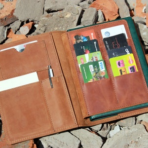 Cubierta de cuaderno de cuero, cubierta de cuaderno A5, cubierta de diario de cuero, cubierta de cuaderno de viajero, cubierta A5, cubierta de cuaderno de cuero a4, cubierta de cuaderno a5