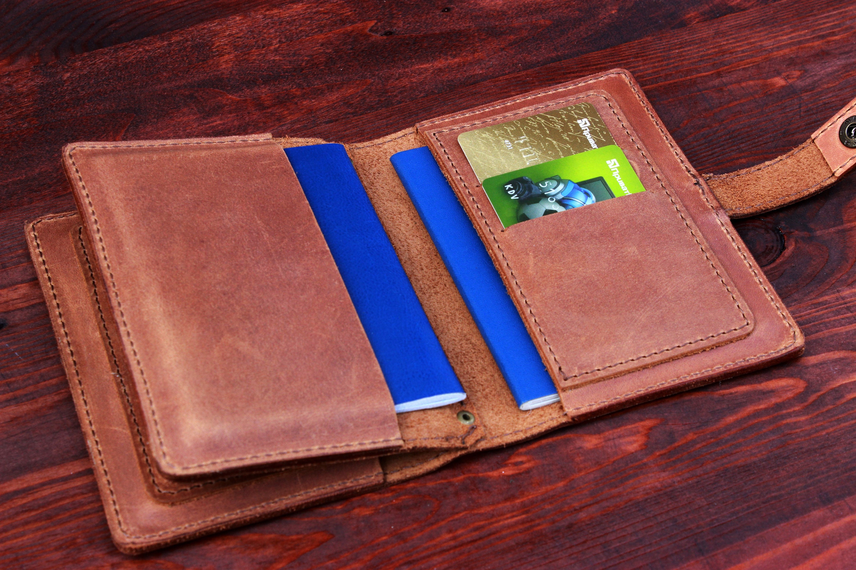Family Travel Wallet4 Passport Holderdocument Walletfamily Etsy Australia