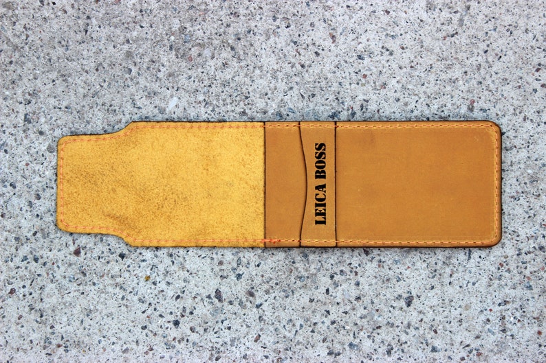 Rustic Leather Pocket Protector for Pens Pencils Office & Etsy