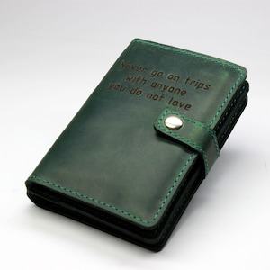 Porta pasaporte familiar, billetera de viaje familiar, porta pasaporte familiar de cuero para 2, 3 y 4 personas, 4 pasaportes, regalo personalizado, regalo de San Valentín