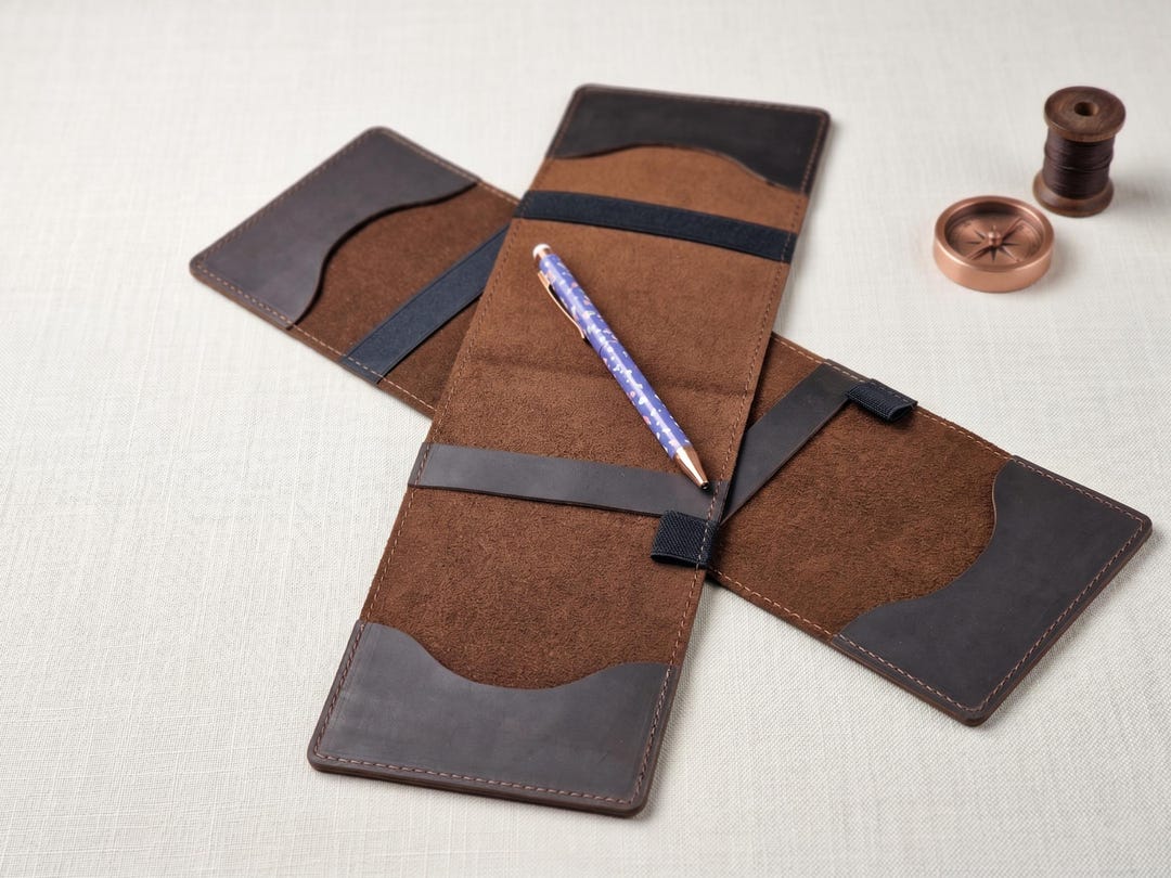 Personalized Leather Golf Scorecard Holder & Yardage Book Cover