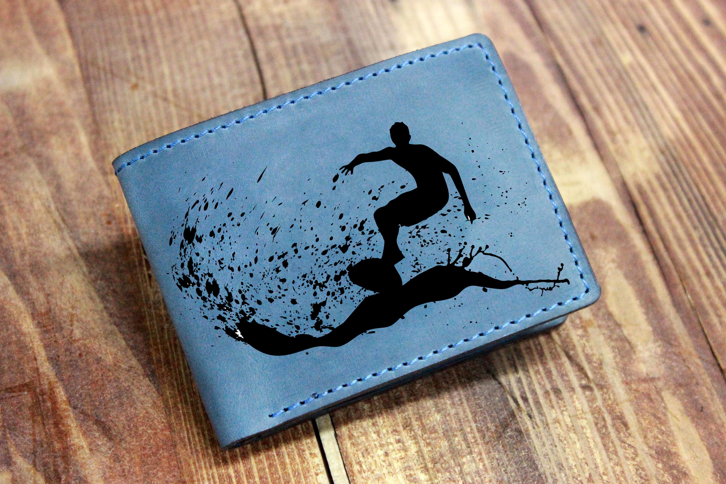Surfer Wallet Etsy