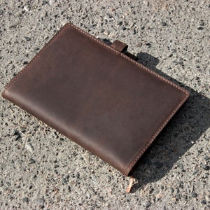 Personalized Leather Padfolio, Father&#39;s Day Gift,Custom Gift,Business Leather Padfolio, Handmade Leather Document Organizer, Portfolio Cover