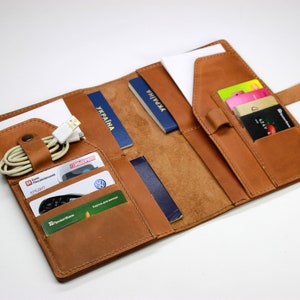 Cartera de 4 pasaportes, cartera de pasaporte, 4 pasaportes, cartera de viaje familiar, cartera de viaje, estuche de 4 pasaportes, regalo de viajero, cartera de 4,6,8 pasaportes