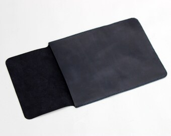 Handmade Genuine Leather MacBook Sleeve – Slim Laptop Cover