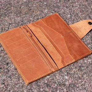 Leather wallet woman ,Woman leather wallet,Leather custom wallet ,Custom long wallet,Handmade wallet,Billfold personalized wallet, Dad gift
