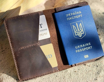 2 Passport Wallet, Multiple Passport Holder, Double Passport Wallet, Passport Keeper for Two Passports, Personalized Dual Passport Wallet