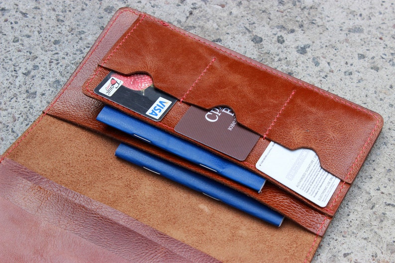 Boarding Pass Wallet Bassport Wallet Family Passport 4 Etsy