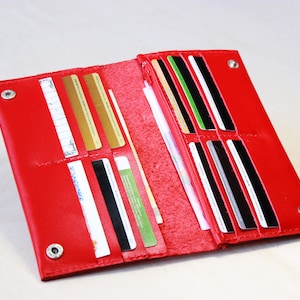 Cartera de cuero, monedero de las mujeres, monedero, cartera larga de las mujeres, embrague de cuero, cartera delgada, cartera de viaje, regalo para ella, regalo de las mujeres, delgado