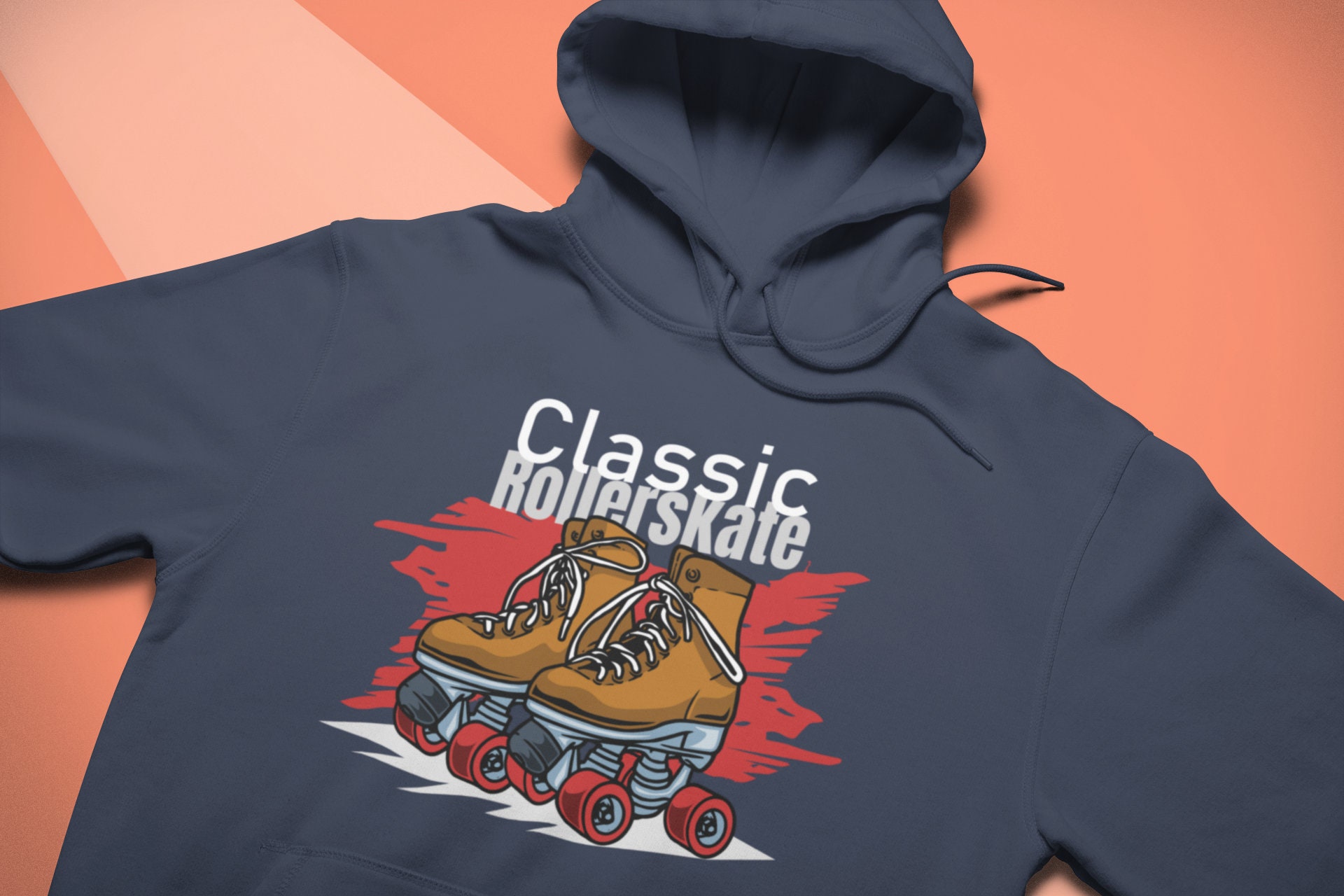 Roller skate hoodie skating hooded sweatshirt roller disco Etsy