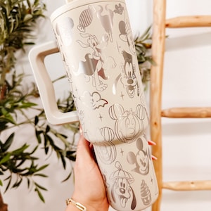Vaso grabado de Halloween de Disney