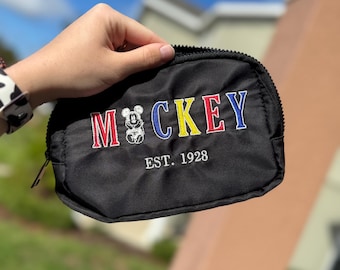 Bolsa DisneyWorld, Riñonera, Mickey Mouse, Disneyland, Personalizada, Parques Disney