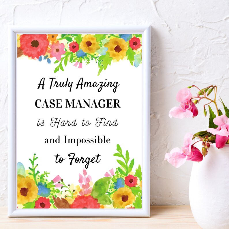 Case Manager Gift Social Worker Design Case Manager | Etsy