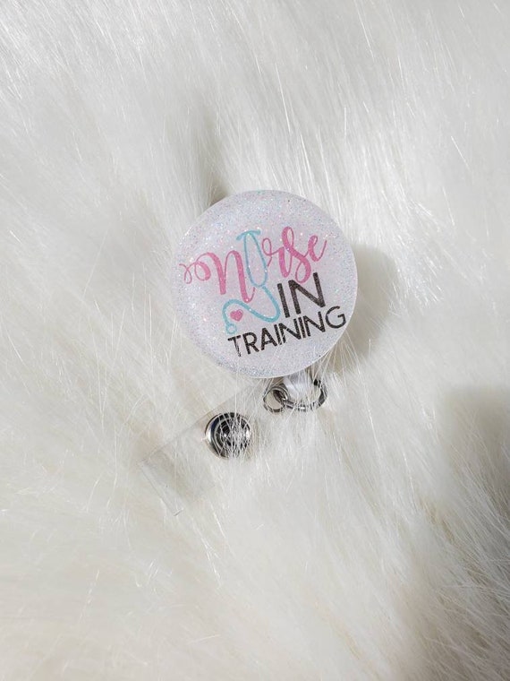 Nurse badge reel, RN badge reel, custom badge reels, nursing student badge reel, badge reels, nursing student gift, nursing badge reel