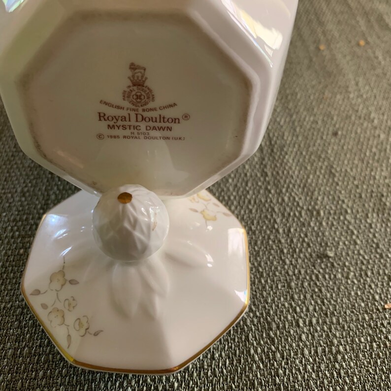 1985 Royal Doulton Ginger Jar Mystic Dawn Pattern Made in England Etsy