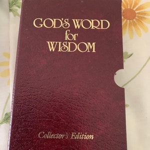 God’s Word for Wisdom Collector’s Edition