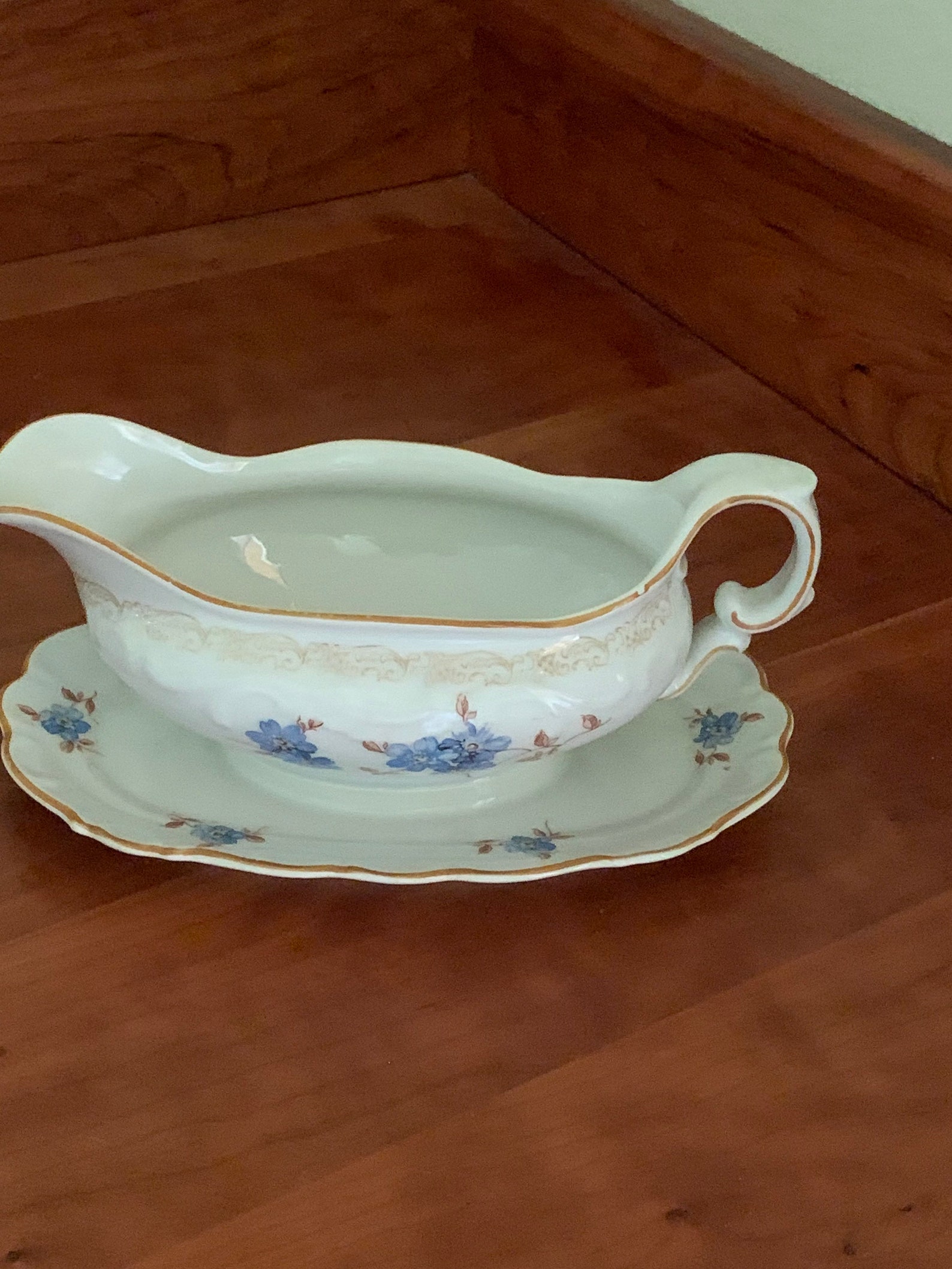 Antique Gravy Boat by Schumann Etsy