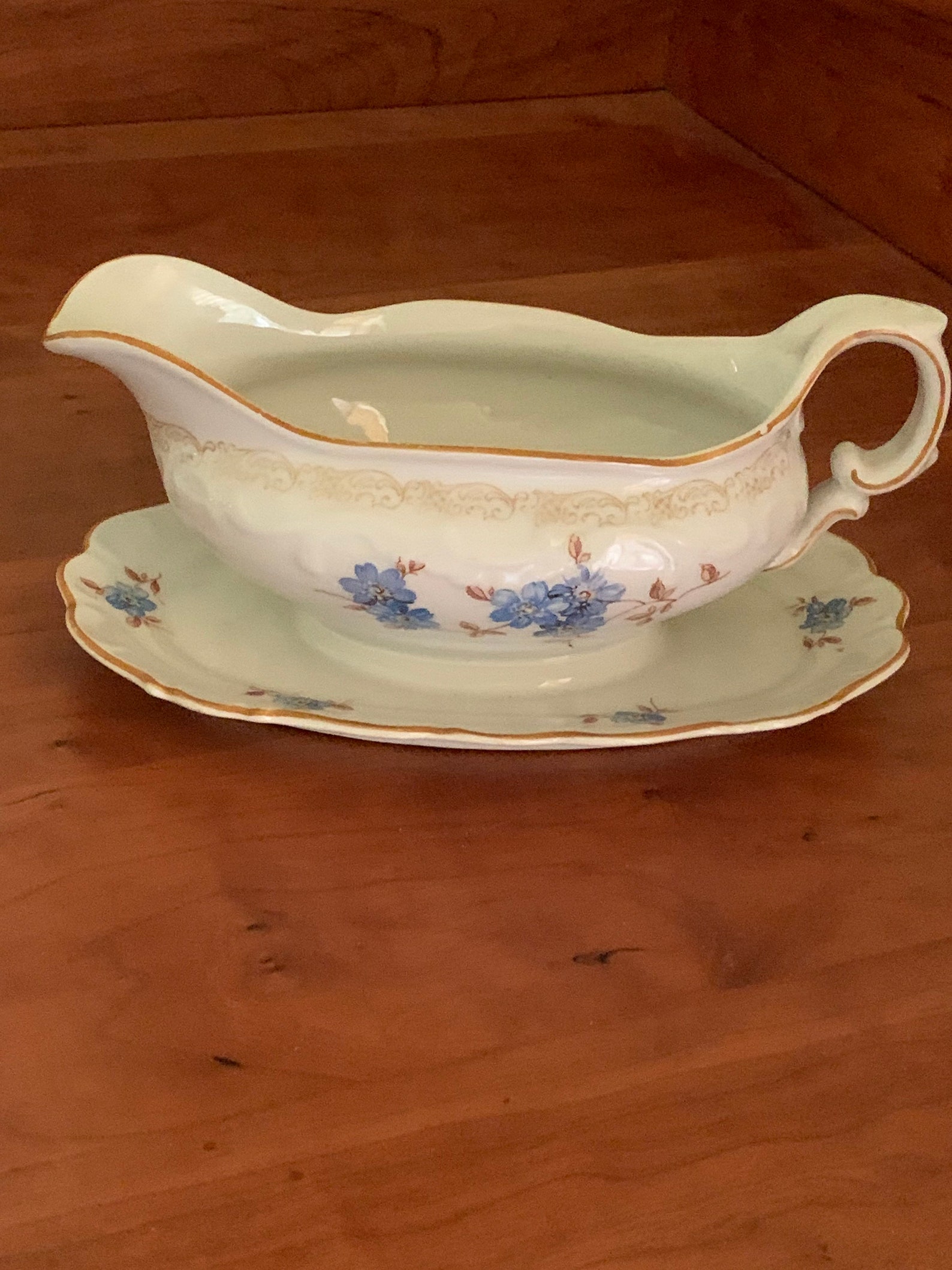 Antique Gravy Boat by Schumann Etsy