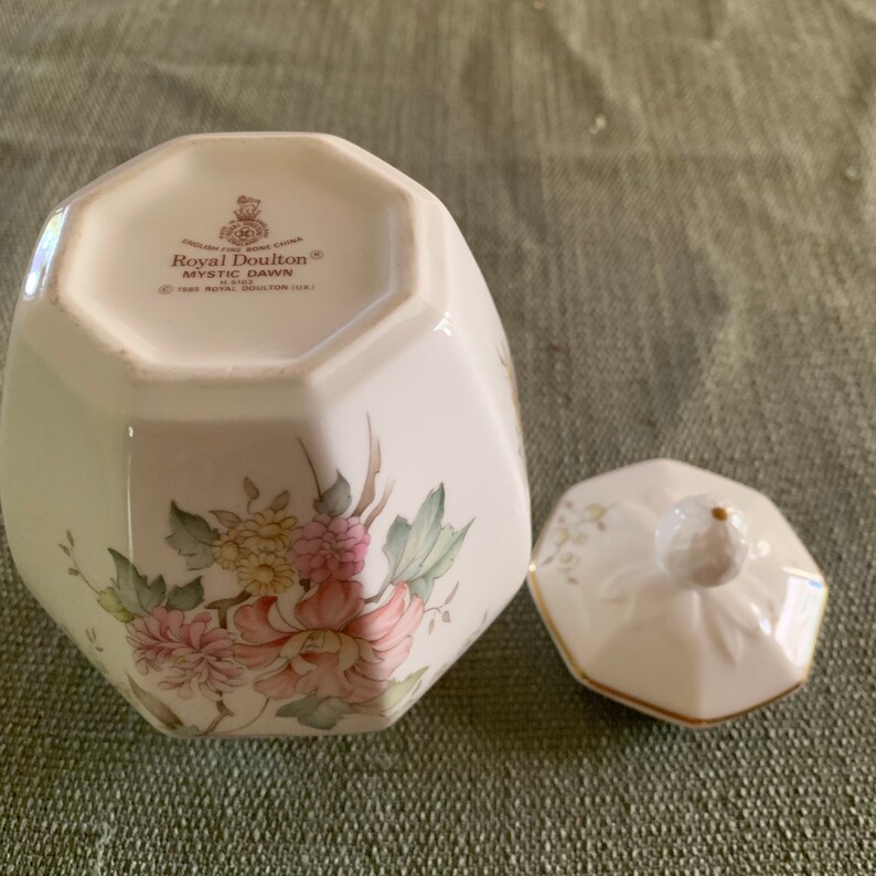1985 Royal Doulton Ginger Jar Mystic Dawn Pattern Made in England Etsy