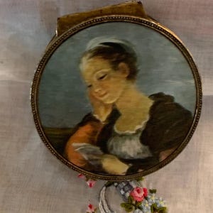 Vintage Trinket Box LA Lettri by Fragonard